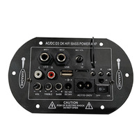 Solution PCBA d'amplificateur audio double microphone 12V 24V 220V pour subwoofer de voiture et système de haut-parleurs extérieur, directement de l'usine