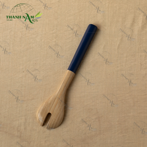 Juego mezclador de ensalada de bambú hecho a mano más vendido, utensilios coloridos de Vietnam, vajilla de alta calidad de 10ml para obsequios - Product Image 2