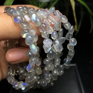 Kindful Gemstone Jewelry Bracelet Crystal Beads Blue Moonstone Crystal Chips Stone For Jewelry - Product Image 5