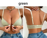Soutien-gorge push-up à fermeture avant Xiaozhi, en dentelle, à armatures, best-seller transfrontalier, fines bretelles, toutes saisons, tailles européennes et américaines