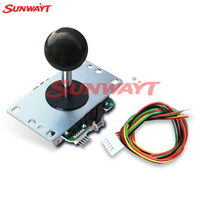 Manette Arcade JLF-8YT 8 Directions 5 Broches (Métal & Plastique) pour Machines de Jeu Vidéo et Jeux à Monnayeur