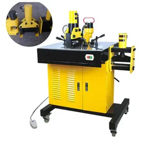 Busbar processing bending cutting hole punching machine three in one hydraulic busbar processing processor for sale