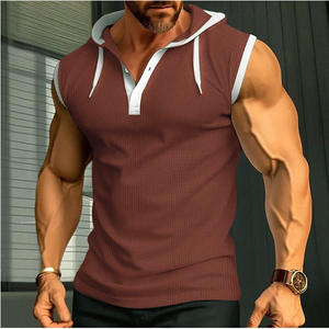 Nueva camiseta polo de verano, comercio electrónico transfronterizo, estilo europeo y americano, entrenamiento muscular, secado rápido y - Product Image 2