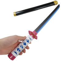 45cm  Alat Peraga Senjata Cosplay Bahan Bambu dan Kayu
