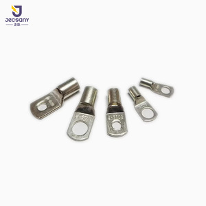 Bornes électriques Sc en <span class=keywords><strong>cuivre</strong></span> étamé non isolées, cosses tubulaires pour connexion de câbles, cosses à <span class=keywords><strong>sertir</strong></span> - Product Image 4