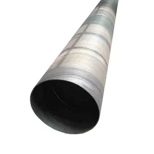 Low Carbon 28"x Sch20 SSAW EN 10217 Steel Pipe with Iron Protector