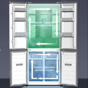 OEM Factory Intelligent Four-Door Commercial <b>Refrigerator</b> With Bottom Freezer for Home Use Portable Storage Fridge - Product Image 2