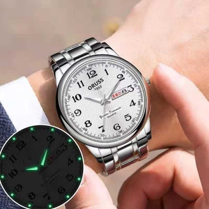 Montre pour homme ronde à mouvement à quartz lumineux, style aiguille, étanche - Product Image 5