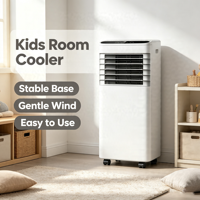 Climatiseur portable 850W avec refroidissement puissant, protection intégrée contre les surcharges, oscillation automatique haut/bas, pour la maison et le bureau