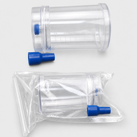 Filtre à membrane en grille MCE de 100 ml pour filtration microbienne, en forme de cône, stérilisé par rayonnement gamma