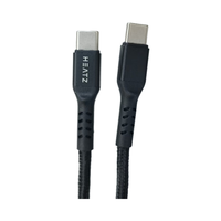 Câble de données Heatz ZC53 C vers Type-C Câble de charge rapide NYLON'FIT 3A