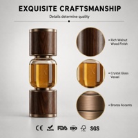 Flacon de parfum en verre cylindrique de luxe avec vaporisateur 100 ml, boîte d'emballage personnalisable avec logo, échantillons gratuits disponibles
