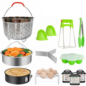 Panier de cuiseur à vapeur en acier inoxydable, <span class=keywords><strong>accessoires</strong></span> de cuiseur à vapeur instantané, vente en gros - Product Image 2