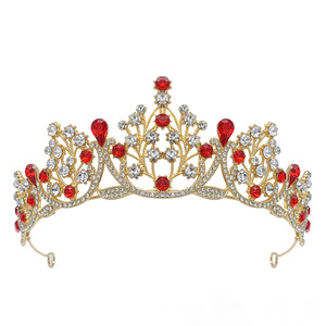 Couronne de mariée européenne américaine, accessoire de cheveux pour femmes, couronne de princesse pour concours de beauté, couronne de mariage pour adultes de 18 ans, diadèmes - Product Image 6