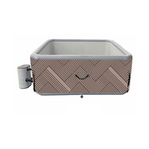 Spa <span class=keywords><strong>gonflable</strong></span> carré d'extérieur, <span class=keywords><strong>piscine</strong></span>, jacuzzi pour 4 personnes, <span class=keywords><strong>6</strong></span> <span class=keywords><strong>pieds</strong></span>, jacuzzi de massage avec pompe - Product Image 4