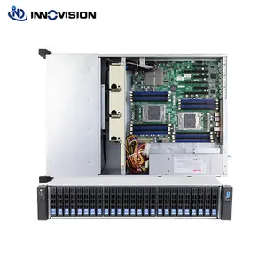 Hộp Máy Chủ Hotswap 2U 25Bays Được Tối Ưu Hóa Khung Máy Chủ Lưu Trữ Doanh Nghiệp Tích Hợp 4 * Nvme 12GB LSI