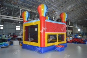 <span class=keywords><strong>Castillo</strong></span> Inflable con Diseño <span class=keywords><strong>de</strong></span> Globos Coloridos para Fiestas, Casa <span class=keywords><strong>de</strong></span> Brinco Inflable para Alquiler - Product Image 2