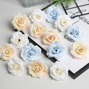 Cabezas de Rosa Simuladas Lichao, Flores de Seda para Decoración de Bodas, Flores Artificiales Realistas para Coronas y Adornos - Product Image 4