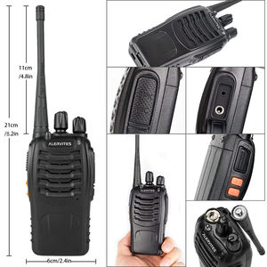 (2 stuks) US Warehouse Alervites AT-888S Woki Toki Handheld Tweeweg Radio UHF Lange Afstand 5 Watt 888S Walkie Talkie - Product Image 3