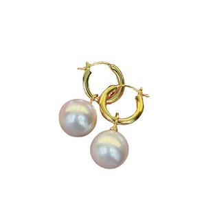 Accessoires en argent S925 pour la création de bijoux, boucles d'oreilles pendantes tendance avec support vide pour perles rondes de 8 à 13 mm, 21725 - Product Image 5