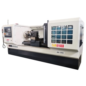 Cak6166 độ chính xác cao ngang máy tiện <span class=keywords><strong>CNC</strong></span> giường phẳng và công cụ cắt kim loại cho độ chính xác biến GSK fanuc Siemens - Product Image 1