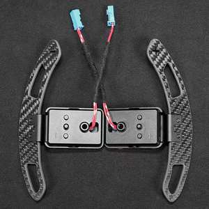 Paleta de cambio de fibra de carbono completamente magnética para volante BMW 1 2 3 <span class=keywords><strong>4</strong></span> 5 6 7 Serie F80 F82 F83 F90 F15 F16 F55 <span class=keywords><strong>Audi</strong></span> <span class=keywords><strong>B9</strong></span> C8 R8 - Product Image 3