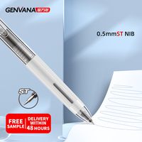 Genvana Lieferant Hochwertige Kunststoff-Einziehstift-Sets 0,5mm in Box mit Großer Kapazität Schwarz/Blau/Rot