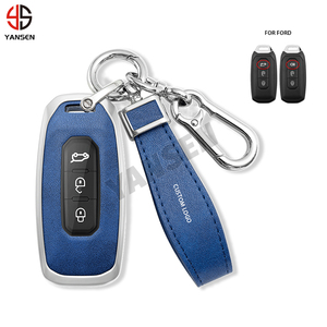 Logo personalizzato portachiavi per auto Cover Shell Holder per <span class=keywords><strong>Ford</strong></span> Territory Transit EcoBoost <span class=keywords><strong>Fusion</strong></span> F150 2017-2021 <span class=keywords><strong>accessori</strong></span> portachiavi - Product Image 4