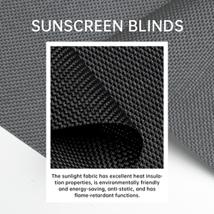 SAMADHI Modern Sunlight Fabric Roller Blinds Blind Environmentally Friendly Flame-retardant Functions <b>Shades</b> - Product Image 2