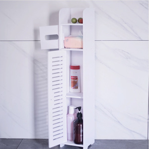 Soporte Multifuncional para <span class=keywords><strong>Baño</strong></span>, <span class=keywords><strong>Mueble</strong></span> de Almacenamiento Junto al Inodoro, Estante de Almacenamiento para Baños Pequeños - Product Image 6