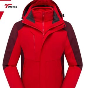 TIMETEX Haute Qualité Unisexe 3 en 1 Imperméable Extérieur Alpinisme Respirant Coupe-Vent Ski <span class=keywords><strong>Veste</strong></span> Avec Capuche - Product Image 2