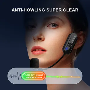 Factory Professional Wireless Microphone For Headband Singer Wearable Headset Wireless Detachable Microphone For Teaching