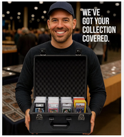 Étui de rangement pour cartes gradées, mallette en aluminium pour cartes à collectionner compatible avec les slabs PSA BGS CGC CSG HGA GMA TAG, capacité de 612 toploaders