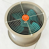 Ventilador Industrial de Tambor SF3-2 ≥ 3500m³/h 370W de Bajo Ruido para Granjas Avícolas y Gallineros, Ventilador de Flujo Axial con Cable de Cobre Puro
