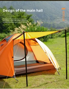 Xiếc lều cho bán Lều Cắm Trại Ngoài Trời 6 người <span class=keywords><strong>Inflatable</strong></span> Dome lều - Product Image 2