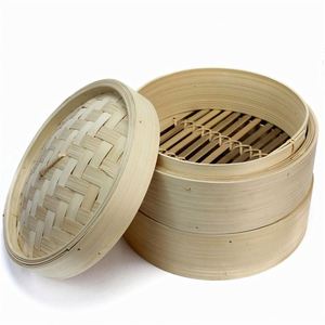 Bol à vapeur en bambou avec anneau, ensemble de casseroles Dim Sun, plateau de cuisson à la vapeur, support, appareil à couscous 3 en 1, doublure pour - Product Image 2