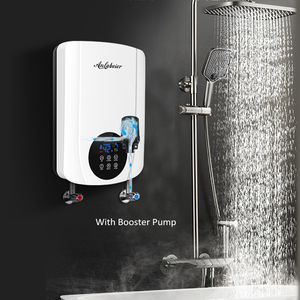 Chauffe-eau instantané électrique 5500W sans réservoir avec pompe, interrupteur à bouton, protection ELCB pour maison, hôtel, zones à faible pression d'eau - Product Image 6
