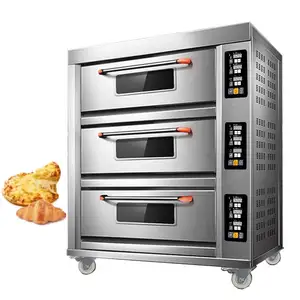 Commercial Large Capacity Restaurant Equipment Home Use Pizza Ovens Electric Stainless Steel Spare Parts New Product 2020 Flour