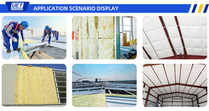 Isolation <span class=keywords><strong>de</strong></span> toiture UL R19, prix d'usine, absorption acoustique, feutre en fibre <span class=keywords><strong>de</strong></span> <span class=keywords><strong>verre</strong></span>, bâtiment métallique R19 pour l'Amérique, rouleaux <span class=keywords><strong>de</strong></span> <span class=keywords><strong>laine</strong></span> <span class=keywords><strong>de</strong></span> <span class=keywords><strong>verre</strong></span> - Product Image 5