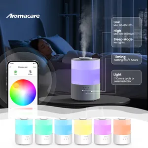 Aromatherapie Draagbare Luchtbevochtiger Voor Thuis Aromatherapie 2.5l App Control Draadloze Luchtbevochtiger