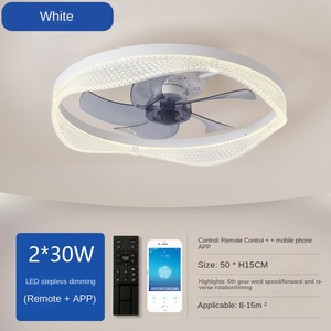 ไฟห้องนอนแบบไม่มีพัดลมไร้ใบพัดป้องกันดวงตาแบบเต็มสเปกตรัมมองไม่เห็นไร้เสียงสำหรับห้องอ่านหนังสือห้องรับประทานอาหาร - Product Image 4