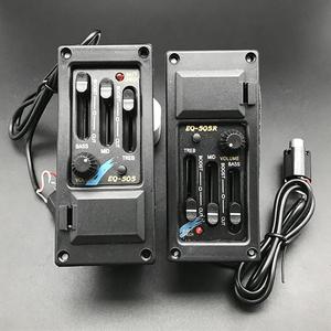 Micro de guitare EQ à 3 segments, préampli à montage latéral gauche/droite, kit d'installation complet pour guitare <span class=keywords><strong>électro</strong></span>-<span class=keywords><strong>acoustique</strong></span> - Product Image 3