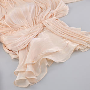 GX-Fashion <span class=keywords><strong>Robe</strong></span> <span class=keywords><strong>chic</strong></span> à col rond et manches longues pour femmes, taille haute, dentelle épissée Robes courtes amples et solides - Product Image 6