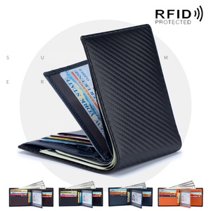 Custom Real Leather RFID <b>Card</b> <b>Holder</b> <b>Wallet</b> for Men Soft Genuine Leather Travel Credit <b>Card</b> <b>Wallet</b> - Product Image 6