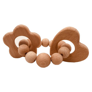 <span class=keywords><strong>Anneau</strong></span> de <span class=keywords><strong>dentition</strong></span> <span class=keywords><strong>personnalisé</strong></span> en <span class=keywords><strong>bois</strong></span> animal pour bébé Bracelet de <span class=keywords><strong>dentition</strong></span> en <span class=keywords><strong>bois</strong></span> de hêtre avec hochet en silicone Cadeaux pour bébé - Product Image 2