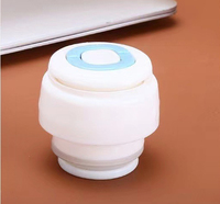 Botol Termos Vakum 500ml, Botol Air Terisolasi Baja Tahan Karat 304 Dengan Tali Gantungan, Flask Termal Portabel Untuk Perjalanan Luar Ruangan