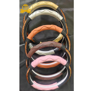 Cubierta para <span class=keywords><strong>volante</strong></span> de coche con diseño de madera en forma de <span class=keywords><strong>D</strong></span>, <span class=keywords><strong>tipo</strong></span> de masaje, venta al por mayor, cubierta para <span class=keywords><strong>volante</strong></span> de alta calidad para coche - Product Image 5