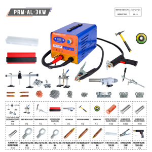Système de réparation de bosses en aluminium PRM-<span class=keywords><strong>AL</strong></span>-3KW - Courant de crête de 11000A, petite zone d'impact thermique pour le tirage de panneaux automobiles - Product Image 6