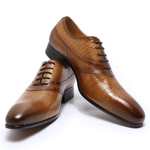 Nouvelles Chaussures Décontractées de Luxe en Cuir Véritable pour Hommes – Chaussures Habillées Tendance Rétro pour Mariage, Rehaussantes, Collection Automne - Product Image 5