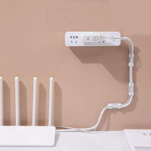 Clip para cables autoadhesivo, soporte de pared de plástico para dormitorio, sala de estar, estilo minimalista moderno - Product Image 3